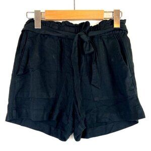 Dynamite Womens Paperbag Black Shorts Size XS